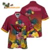 Arizona Cardinals Hawaiian Shirt Customizable Tropical Flower Arizona Cardinals Aloha Shirt 1 1