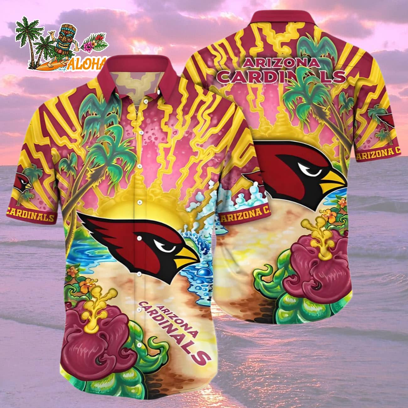 Arizona Cardinals Hawaiian Shirt Flower Hawaii Shirt For Fans, Arizona Cardinals Aloha Shirt Arizona Cardinals Hawaiian Shirt Flower Hawaii Shirt For Fans, Arizona Cardinals Aloha Shirt