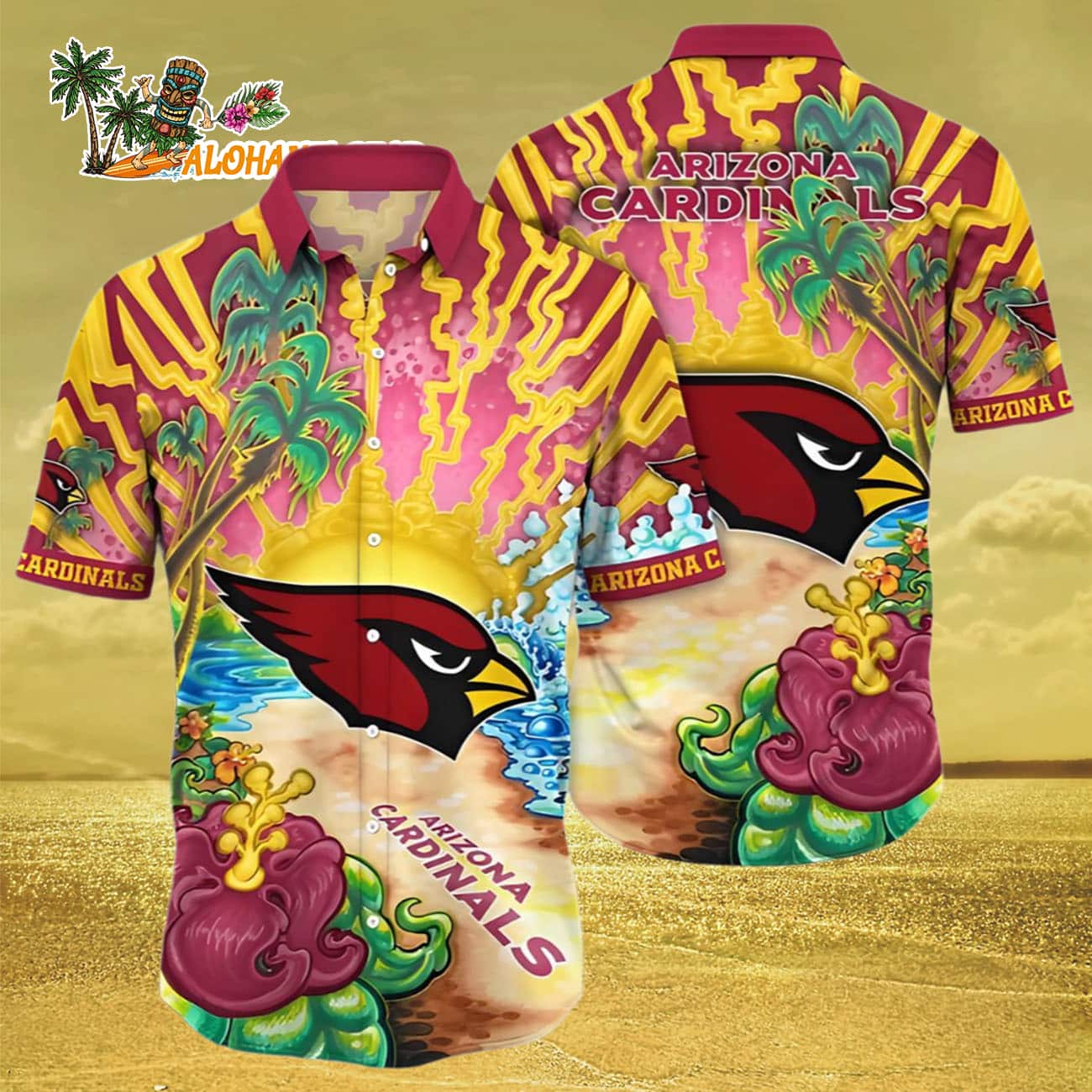 Arizona Cardinals Hawaiian Shirt Flower Hawaii Shirt For Fans, Arizona Cardinals Aloha Shirt Arizona Cardinals Hawaiian Shirt Flower Hawaii Shirt For Fans, Arizona Cardinals Aloha Shirt