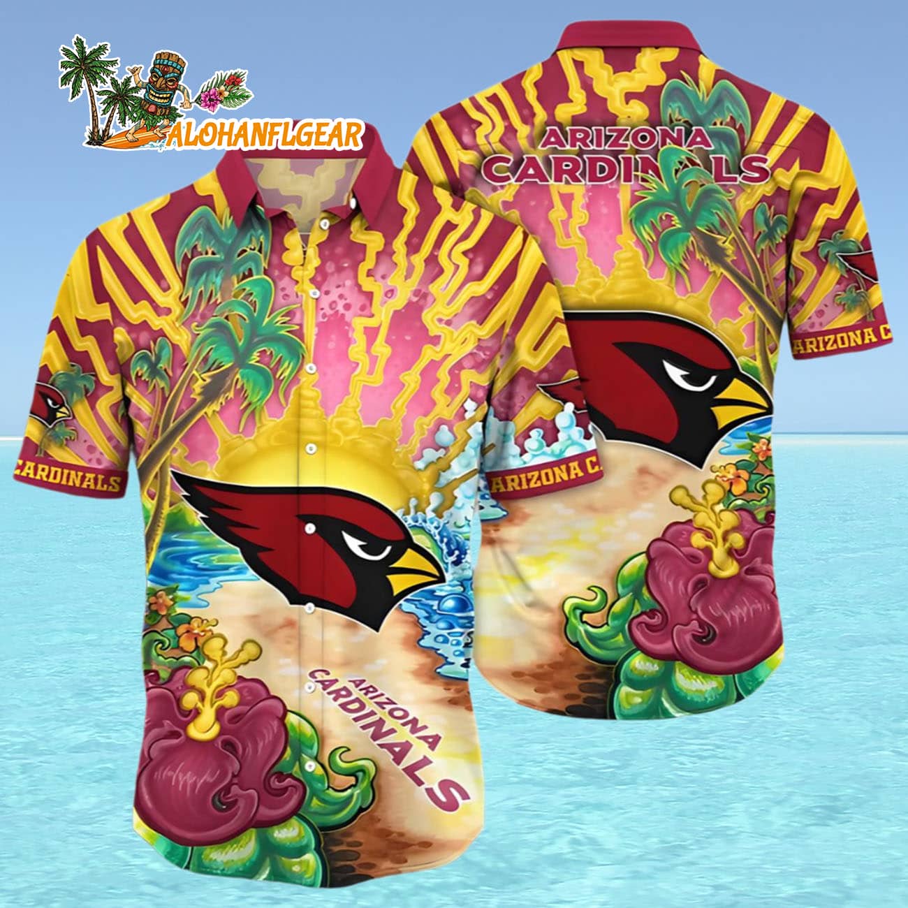 Arizona Cardinals Hawaiian Shirt Flower Hawaii Shirt For Fans, Arizona Cardinals Aloha Shirt Arizona Cardinals Hawaiian Shirt Flower Hawaii Shirt For Fans, Arizona Cardinals Aloha Shirt