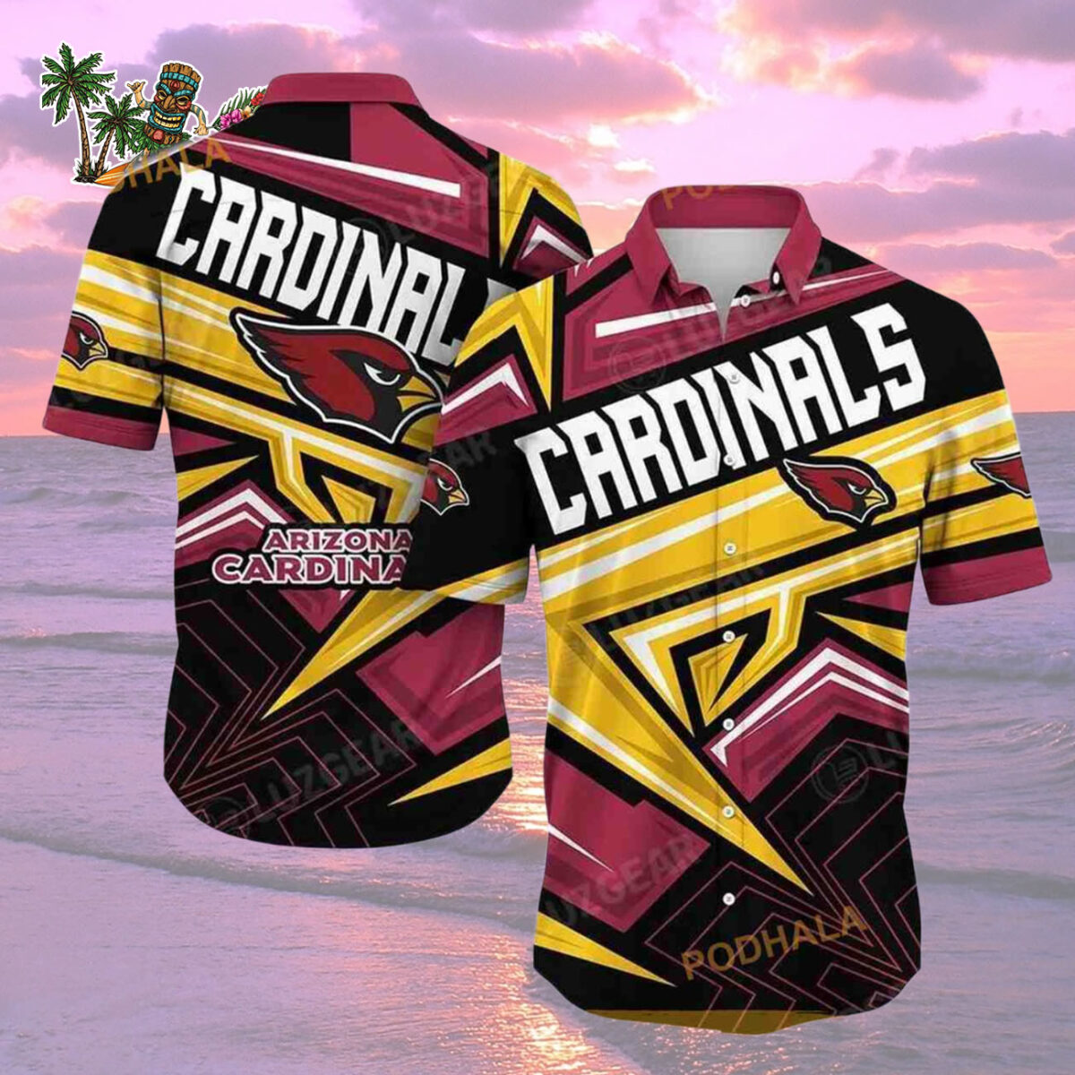 Arizona Cardinals Hawaiian Shirt Trending Summer For Sports Fans Arizona Cardinals Gifts Arizona Cardinals Aloha Shirt 2
