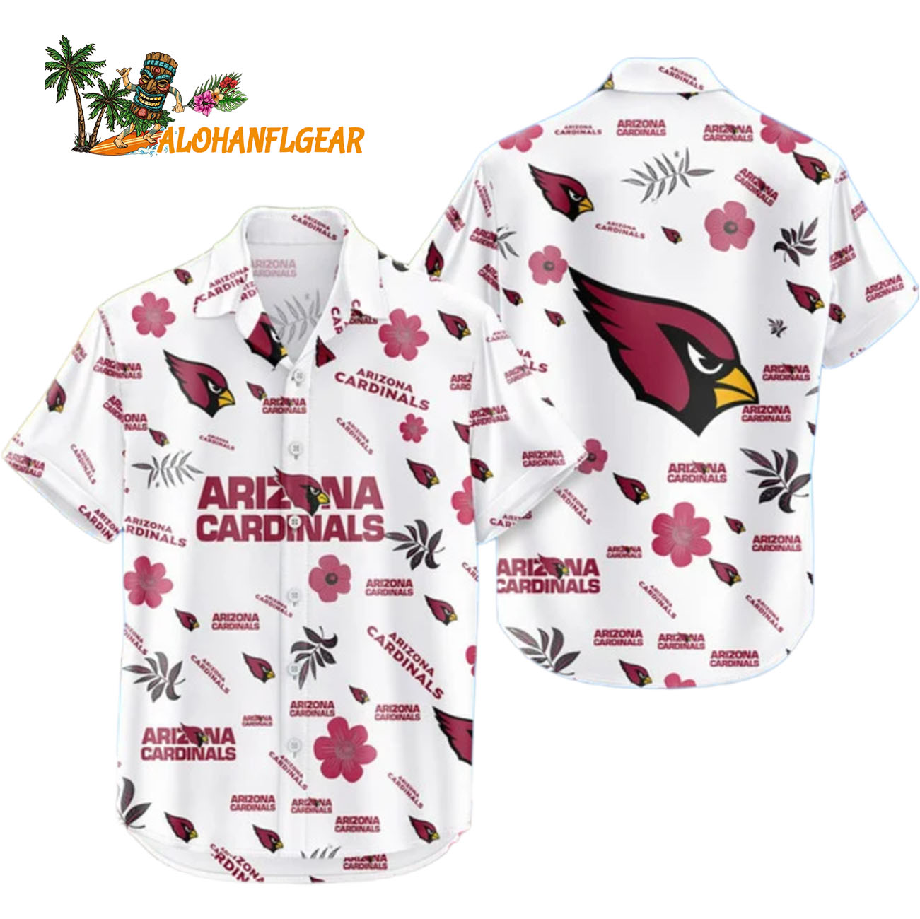 Arizona Cardinals Hawaiian Shirt Tropical Beach, Arizona Cardinals Aloha Shirt Arizona Cardinals Hawaiian Shirt Tropical Beach, Arizona Cardinals Aloha Shirt