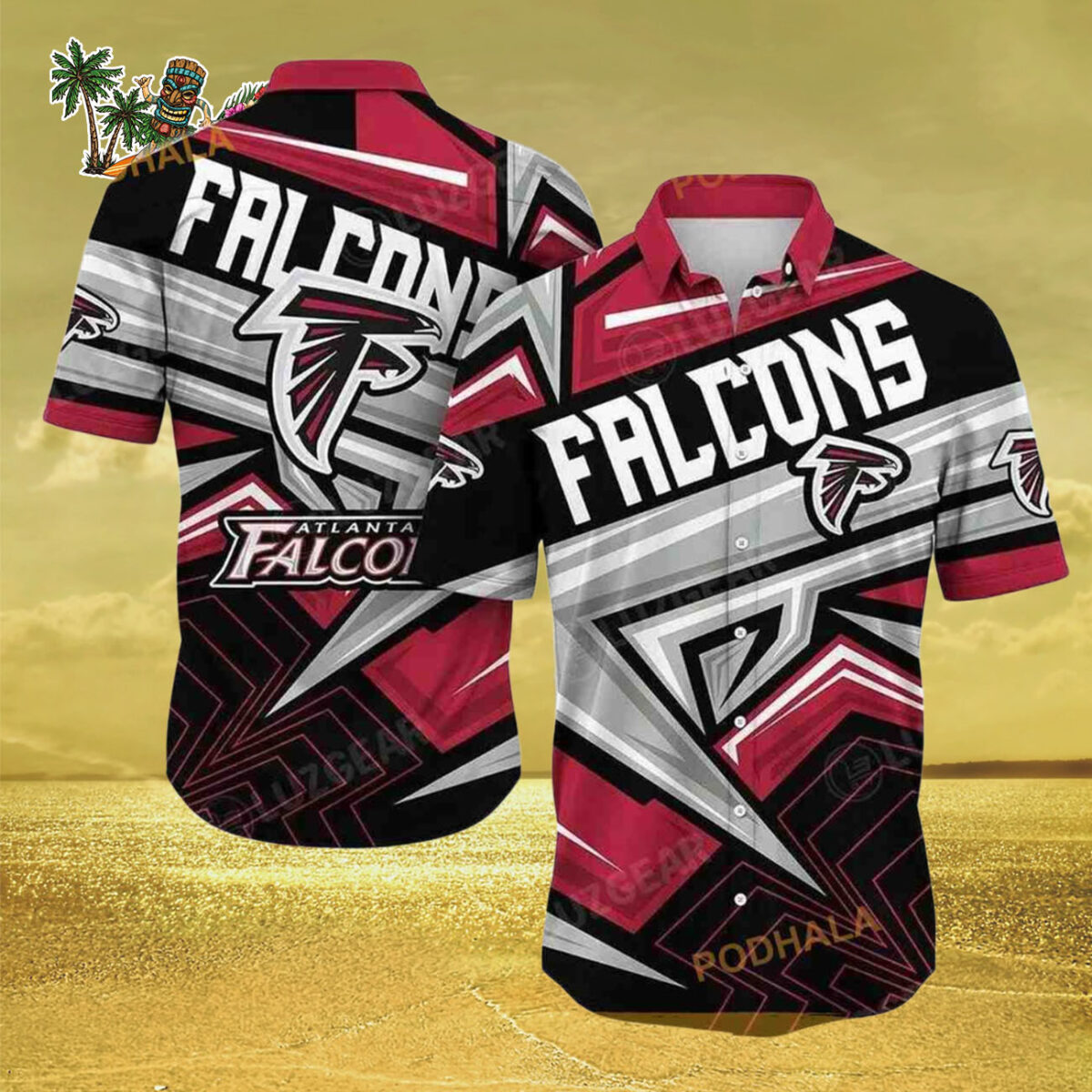 Atlanta Falcons Hawaiian Shirt Trending Summer For Sports Gift For Fans Atlanta Falcons Aloha Shirt 3