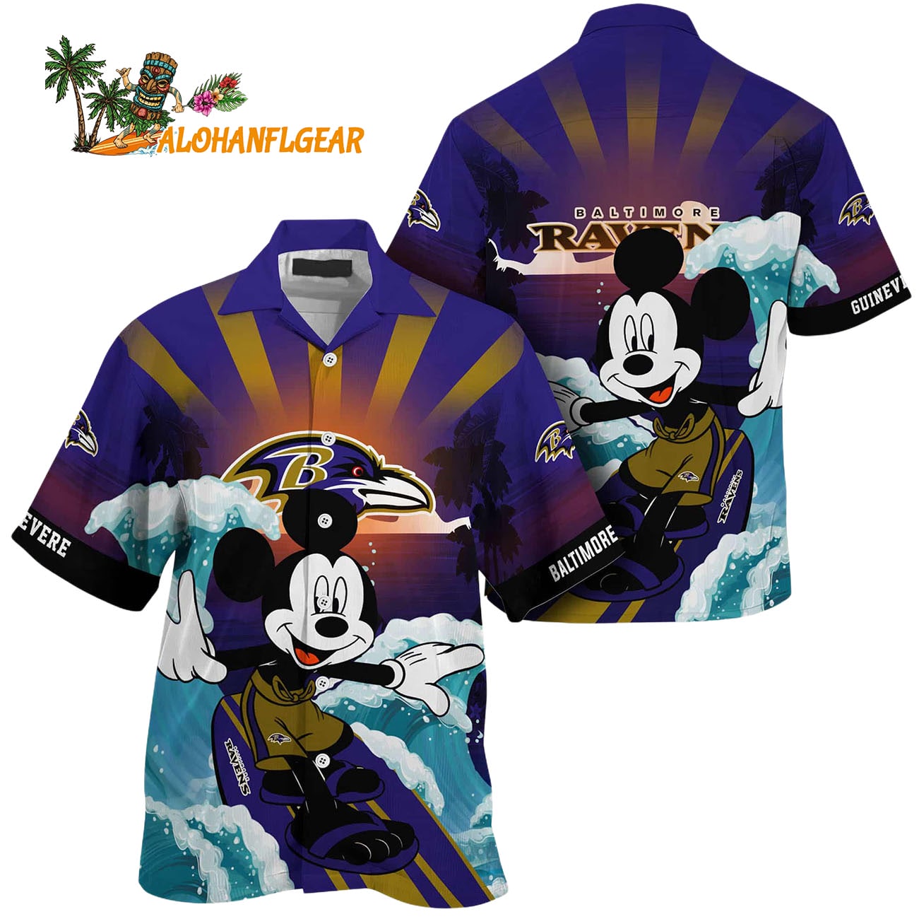 Baltimore Ravens Special Mickey Mouse Movies Design Summer Hawaiian Shirt, Baltimore Ravens Aloha Shirt Baltimore Ravens Special Mickey Mouse Movies Design Summer Hawaiian Shirt, Baltimore Ravens Aloha Shirt