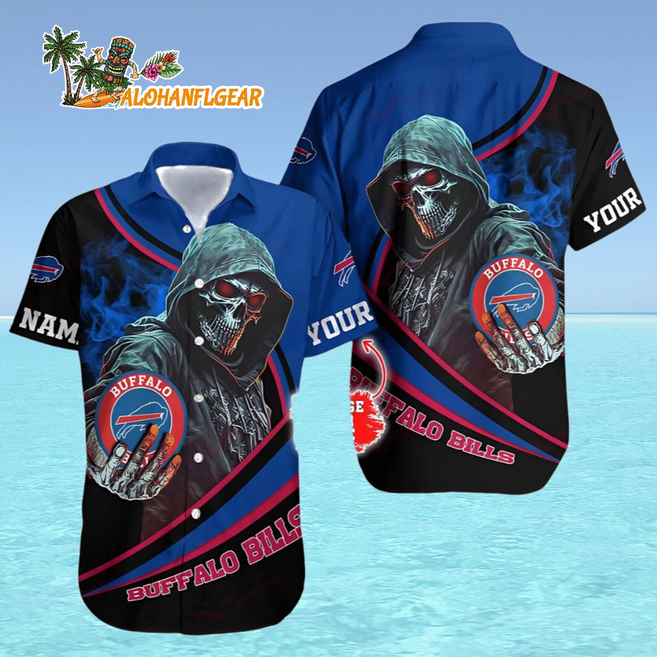 Buffalo Bills Hawaiian Shirt Customizable Football Team, Buffalo Bills Aloha Shirt Buffalo Bills Hawaiian Shirt Customizable Football Team, Buffalo Bills Aloha Shirt