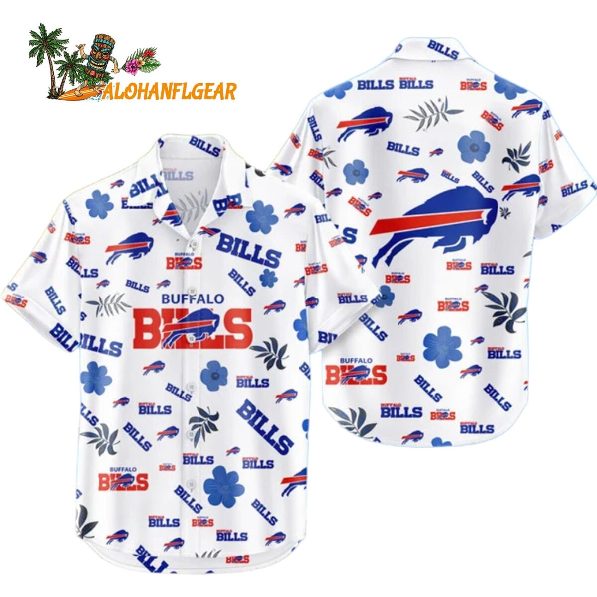 Buffalo Bills Hawaiian Shirt Tropical Beach Buffalo Bills Aloha Shirt 1