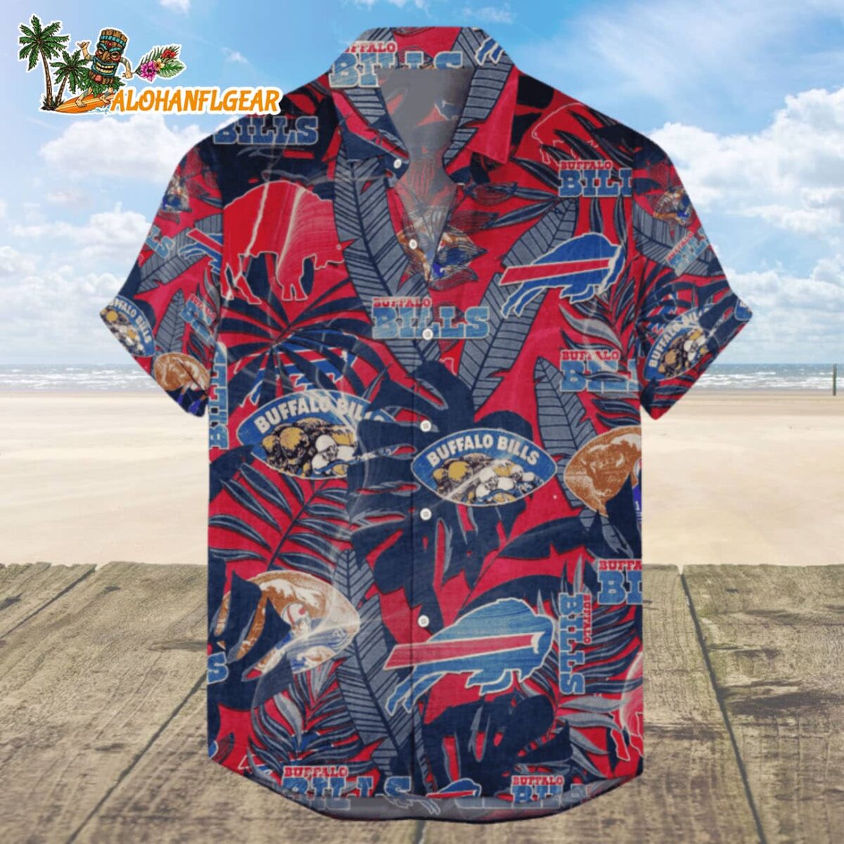 Buffalo Bills Logo Revolutions Hawaiian Shirt Buffalo Bills Aloha Shirt 1