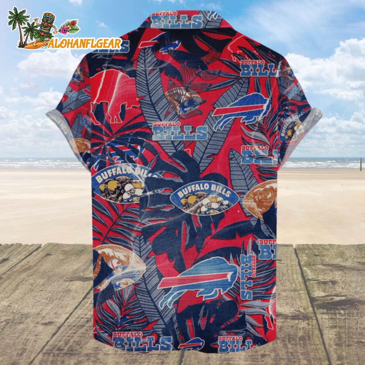 Buffalo Bills Logo Revolutions Hawaiian Shirt Buffalo Bills Aloha Shirt 2