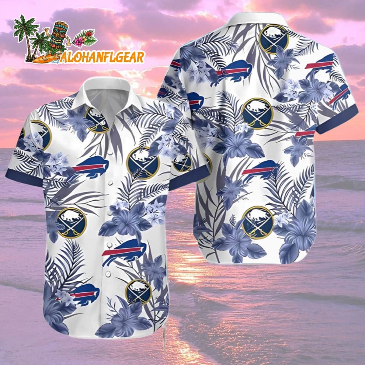 Buffalo Sabres Buffalo Bills Hawaiian Shirt, Buffalo Bills Aloha Shirt 1 Buffalo Sabres Buffalo Bills Hawaiian Shirt Buffalo Bills Aloha Shirt 2