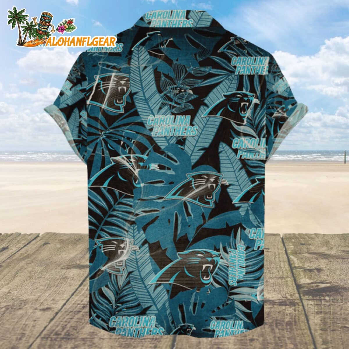 Carolina Panthers Hawaiian Shirt Retro Logo Revolution NFL Aloha Shirt 2025 2