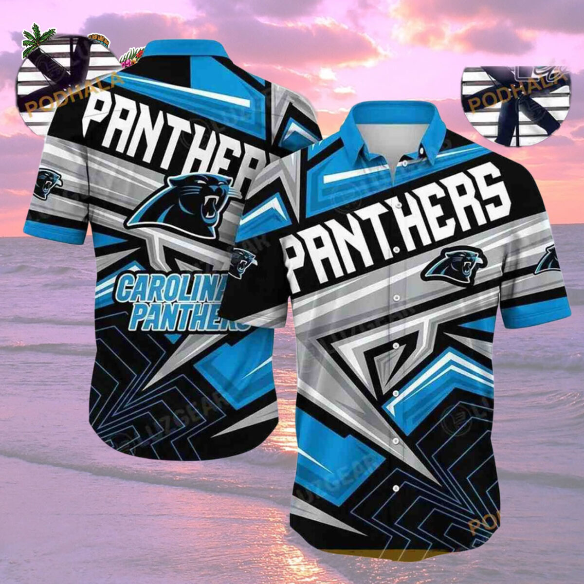 Carolina Panthers Hawaiian Shirt Trending Summer For Sports Fans Carolina Panthers Gift Carolina Panthers Aloha Shirt 2