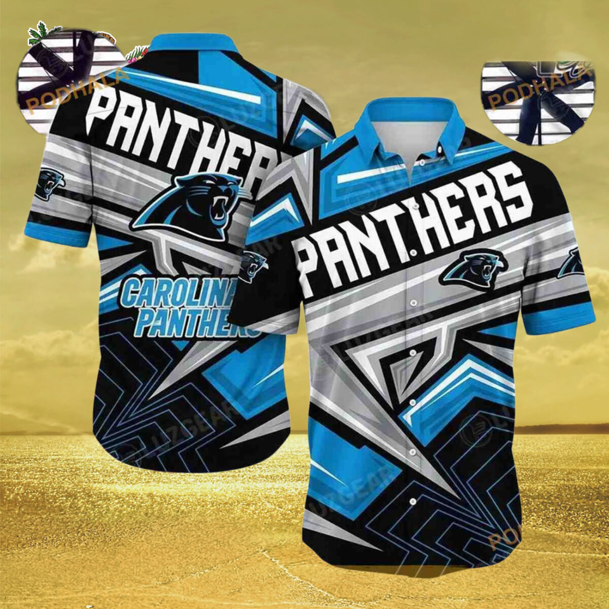 Carolina Panthers Hawaiian Shirt Trending Summer For Sports Fans Carolina Panthers Gift Carolina Panthers Aloha Shirt 3