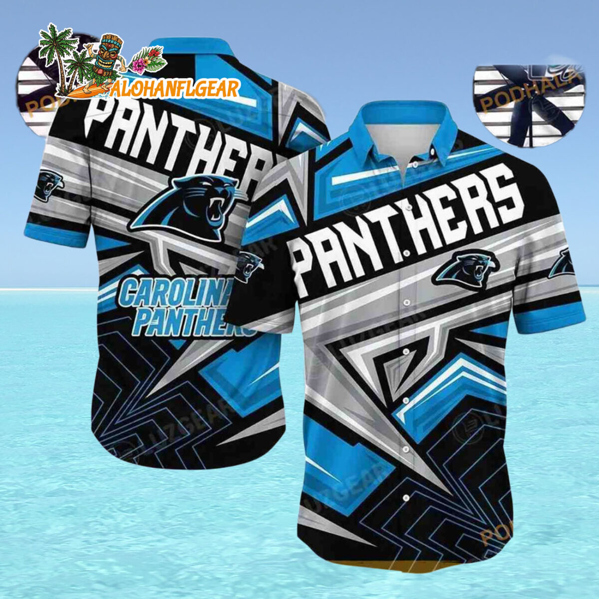 Carolina Panthers Hawaiian Shirt Trending Summer For Sports Fans Carolina Panthers Gift Carolina Panthers Aloha Shirt 4