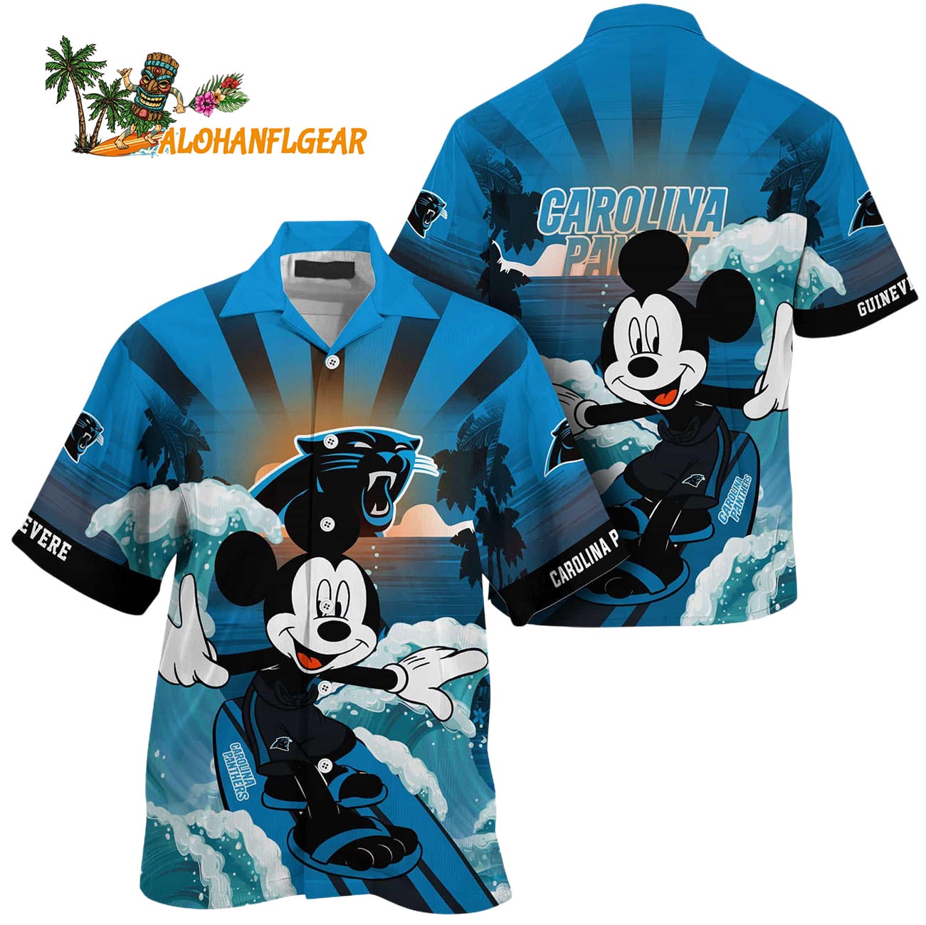 Carolina Panthers Special Mickey Mouse Movies Design Summer Hawaiian Shirt, Carolina Panthers Aloha Shirt Carolina Panthers Special Mickey Mouse Movies Design Summer Hawaiian Shirt, Carolina Panthers Aloha Shirt