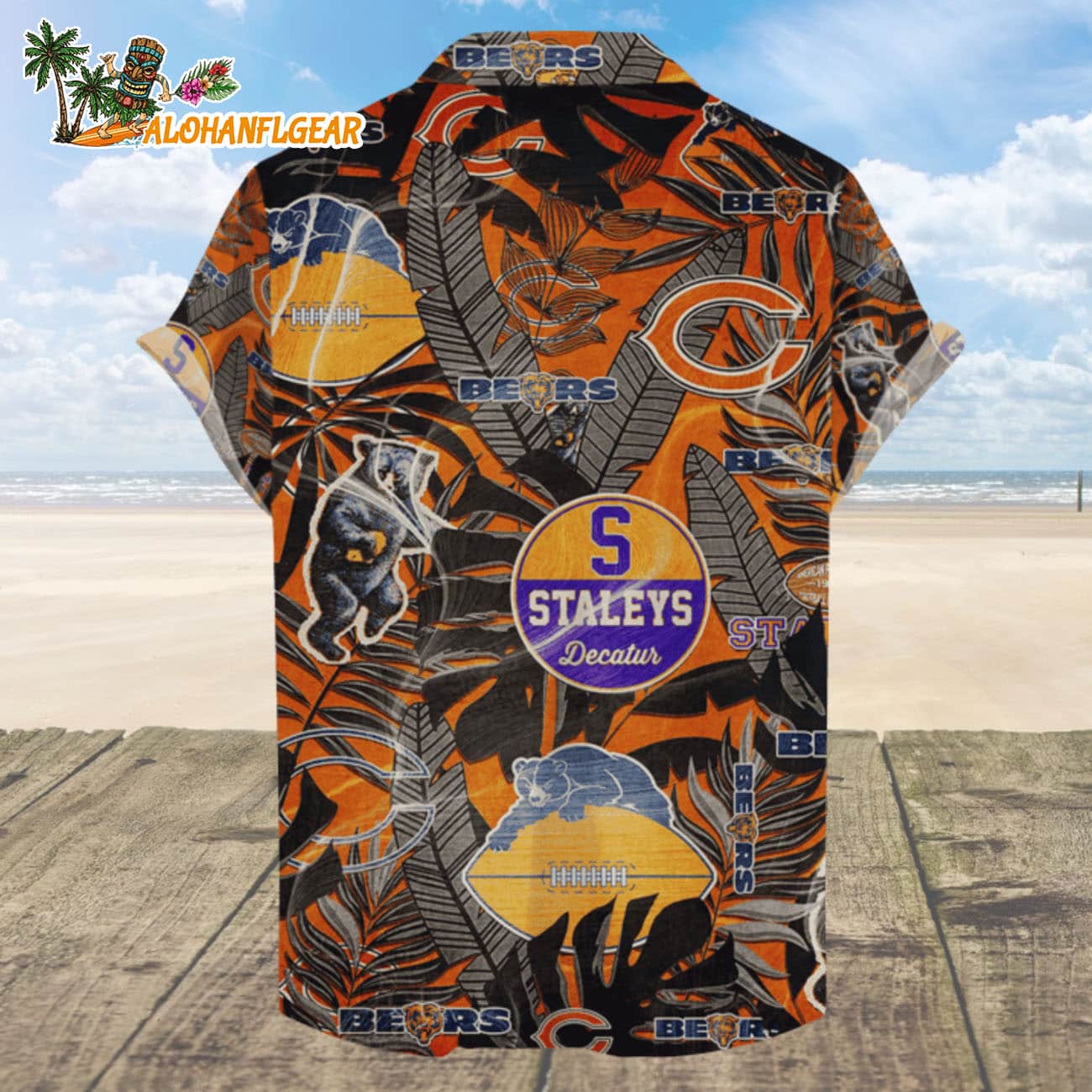 Chicago Bears Hawaiian Shirt Retro Logo Revolution NFL Aloha Shirt 2025 Chicago Bears Hawaiian Shirt Retro Logo Revolution NFL Aloha Shirt 2025