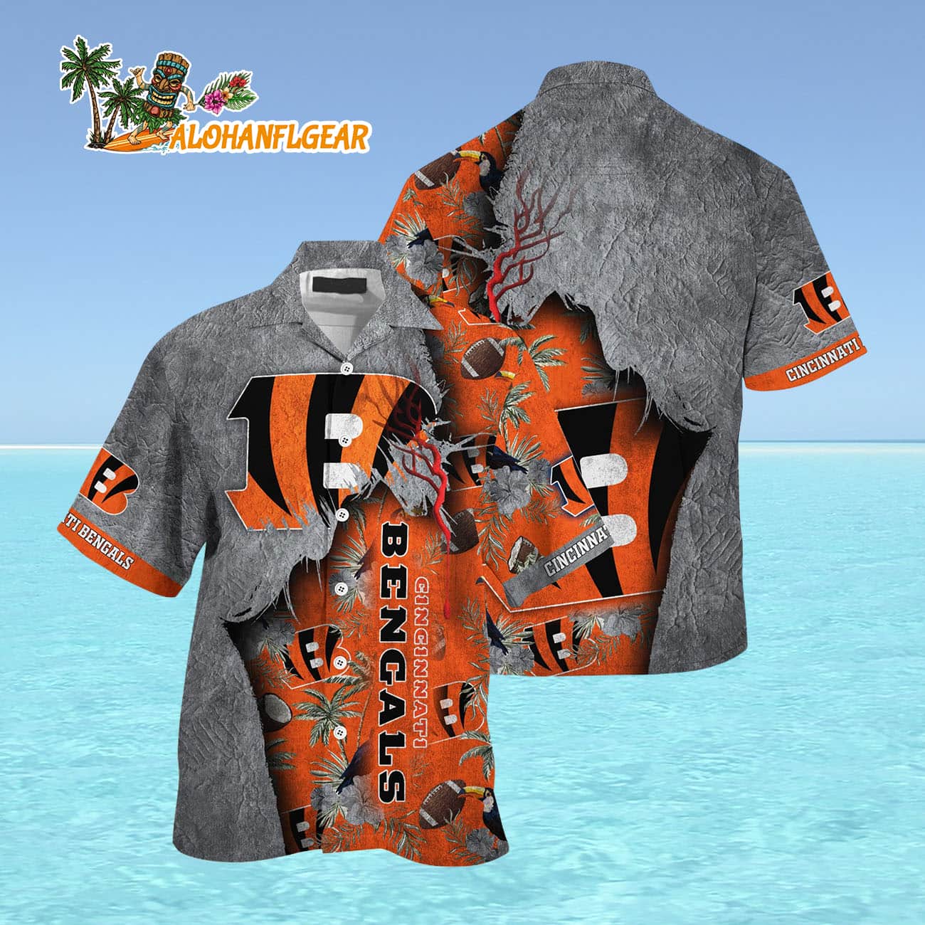 Cincinnati Bengals Football Team Summer God Hawaii Shirt, Football NFL Hawaiian Shirt Cincinnati Bengals Football Team Summer God Hawaii Shirt, Football NFL Hawaiian Shirt