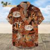 Cincinnati Bengals Hawaiian Shirt Retro Logo Revolution NFL Aloha Shirt 2025 1