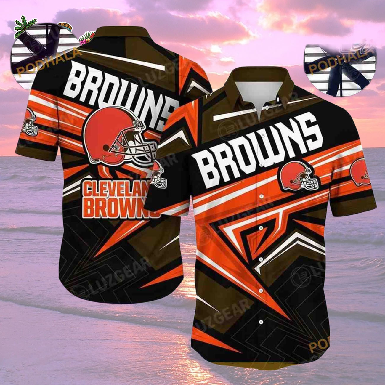 Cleveland Browns Hawaiian Shirt Trending Summer For Sports Fans, Cleveland Browns Aloha Shirt Cleveland Browns Hawaiian Shirt Trending Summer For Sports Fans, Cleveland Browns Aloha Shirt