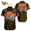 Cleveland Browns Tropical Jungle Print Cleveland Browns Aloha Shirt 1