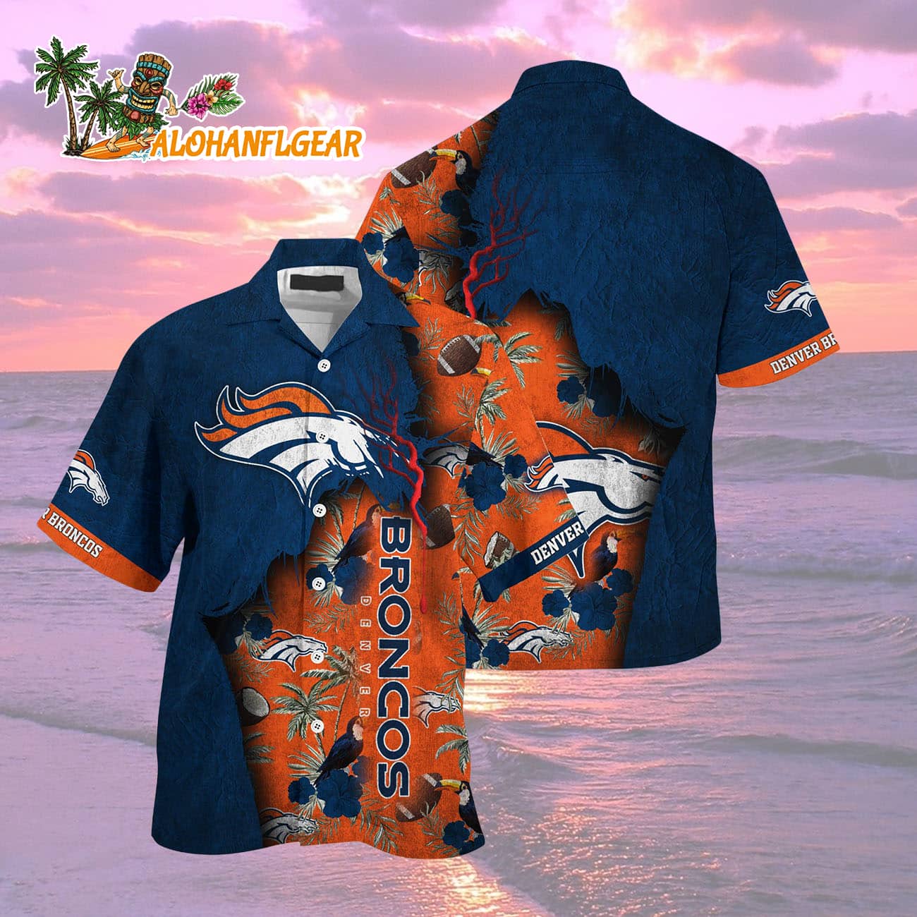 Denver Broncos Football Team Summer God Hawaii Shirt, Football NFL Hawaiian Shirt Denver Broncos Football Team Summer God Hawaii Shirt, Football NFL Hawaiian Shirt