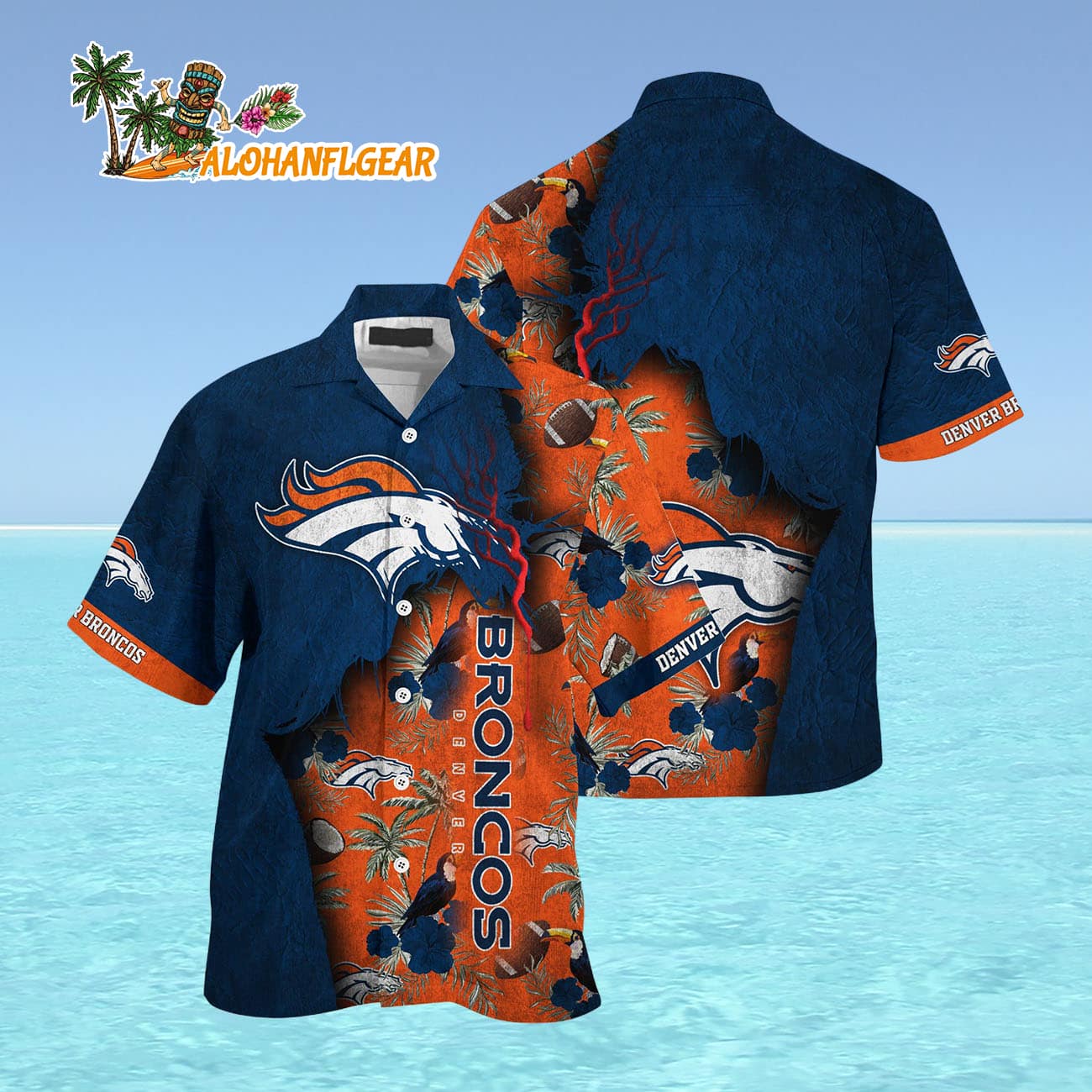 Denver Broncos Football Team Summer God Hawaii Shirt, Football NFL Hawaiian Shirt Denver Broncos Football Team Summer God Hawaii Shirt, Football NFL Hawaiian Shirt