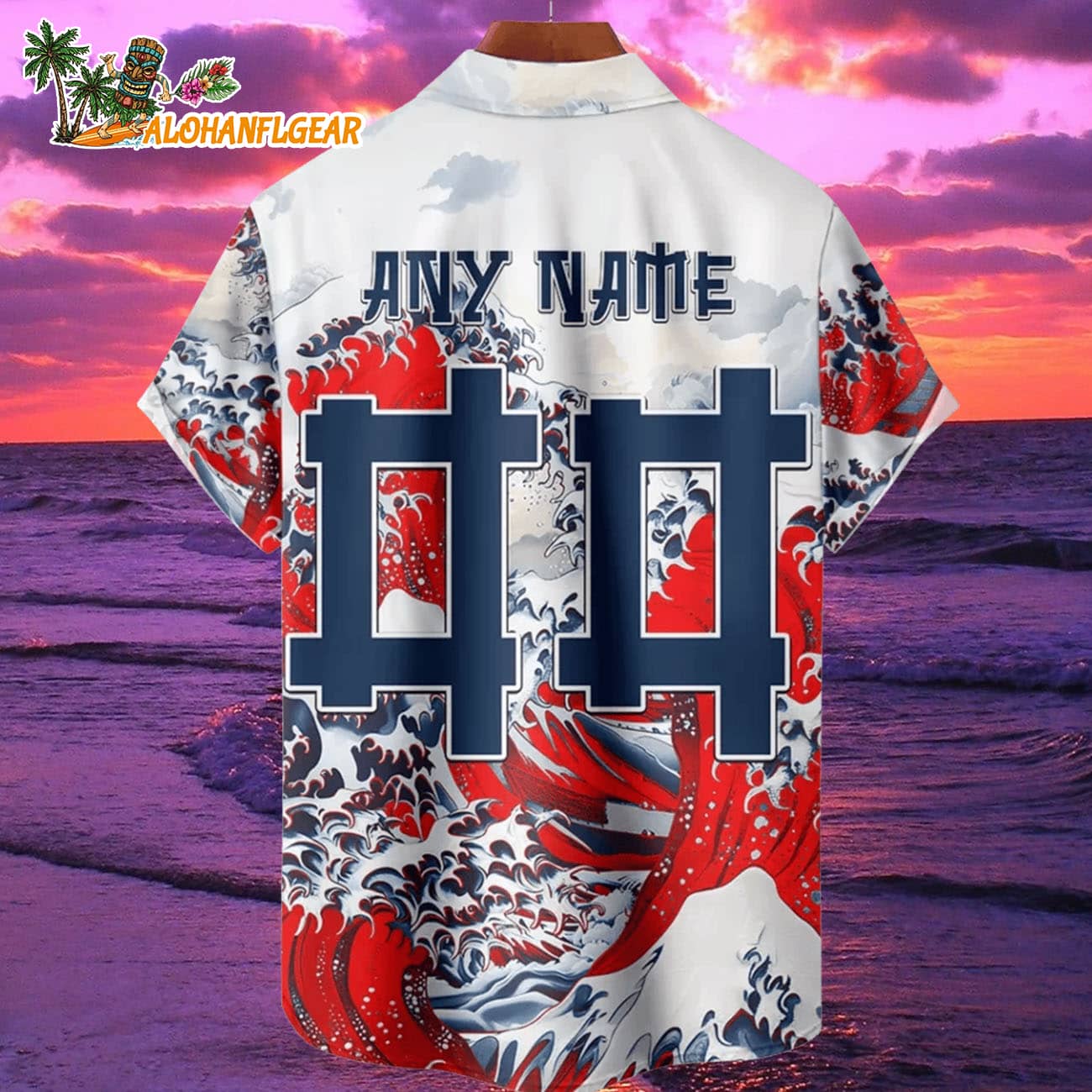 Denver Broncos Great Wave Hawaiian Shirt Custom Name And Number NFL Aloha Shirt Denver Broncos Great Wave Hawaiian Shirt Custom Name And Number NFL Aloha Shirt