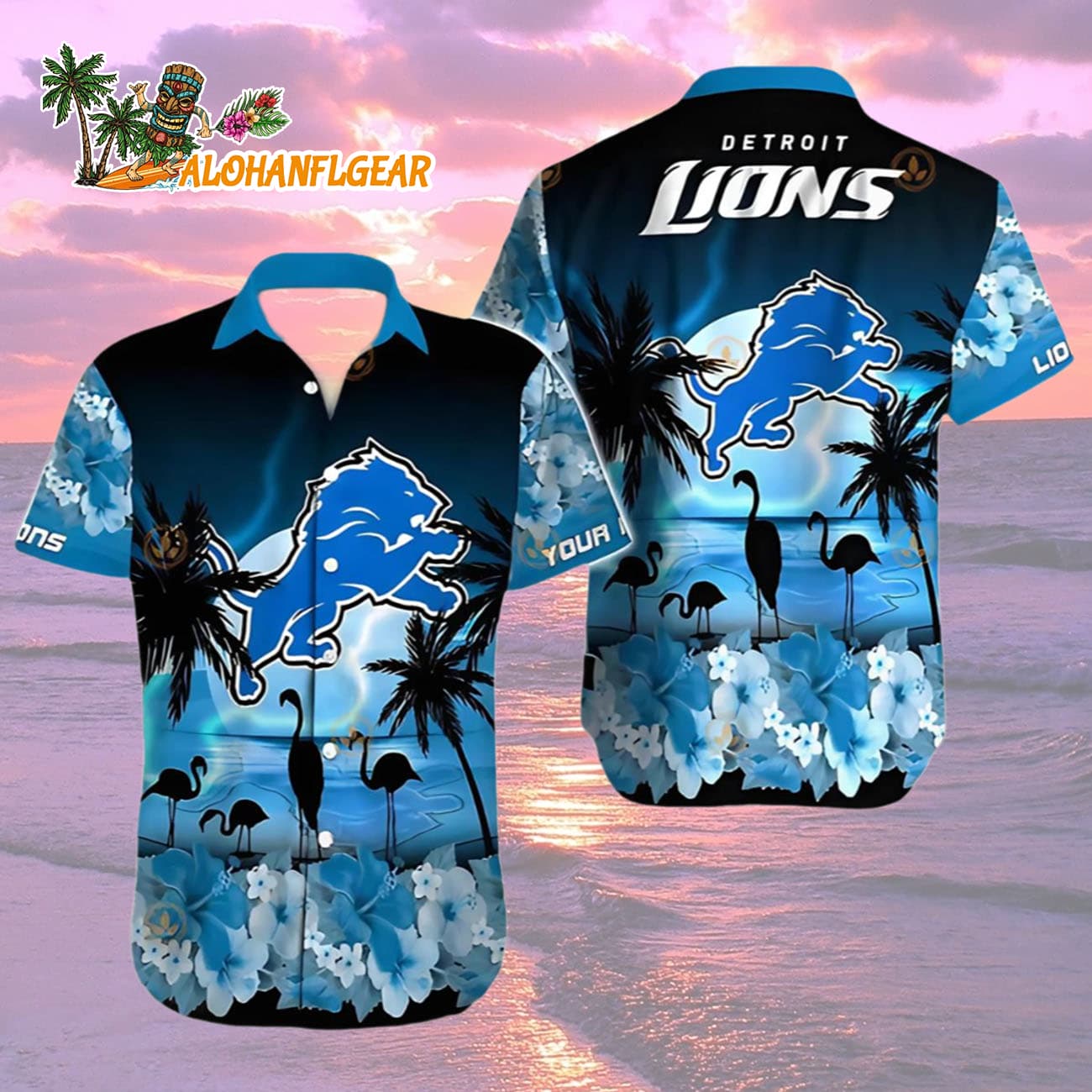 Detroit Lions Aloha Shirt Coconut Tree Pattern, Detroit Lions Aloha Shirt Detroit Lions Aloha Shirt Coconut Tree Pattern, Detroit Lions Aloha Shirt