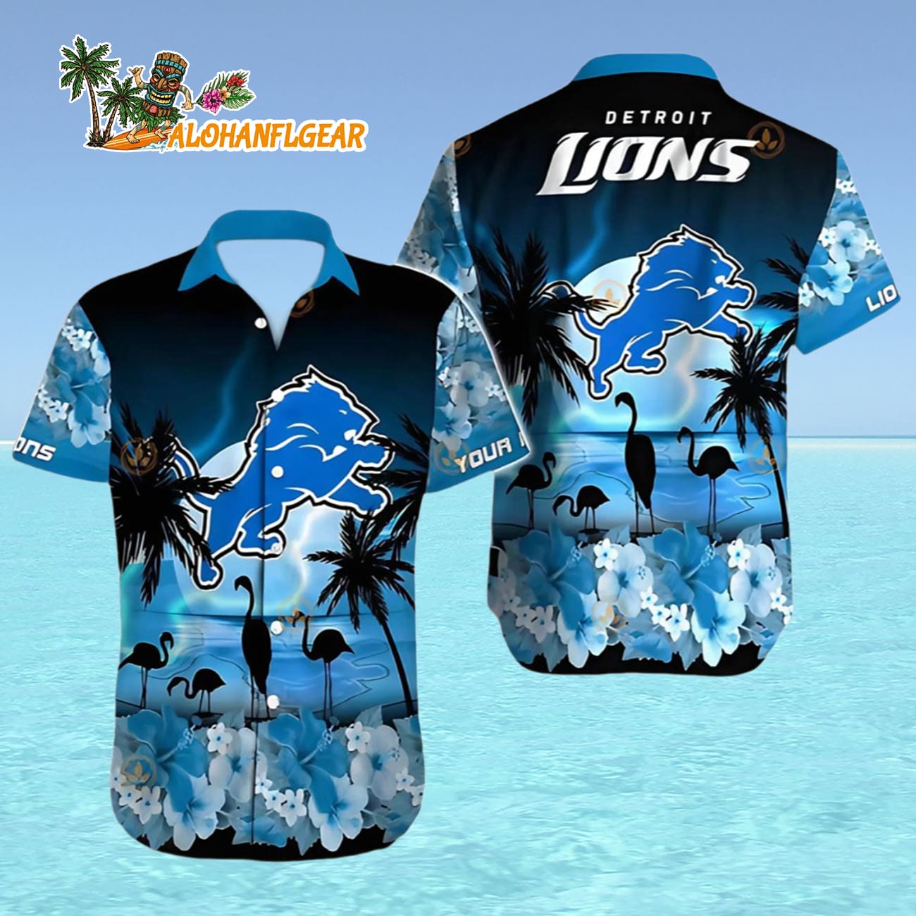 Detroit Lions Aloha Shirt Coconut Tree Pattern, Detroit Lions Aloha Shirt Detroit Lions Aloha Shirt Coconut Tree Pattern, Detroit Lions Aloha Shirt