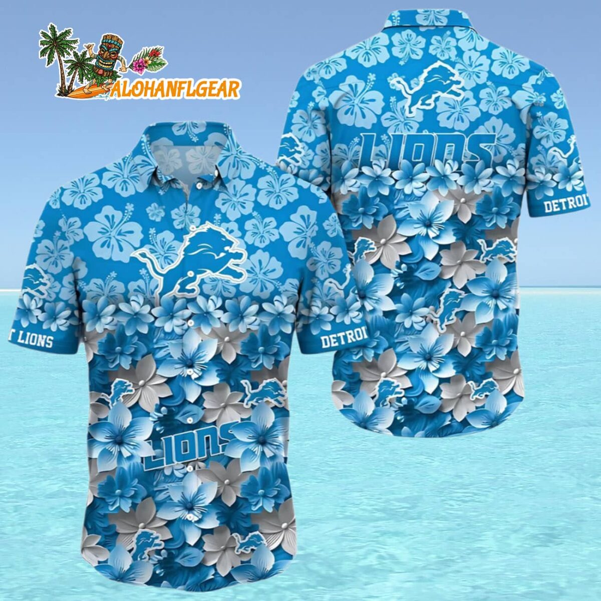 Detroit Lions Floral Blitz Hawaiian Shirt Detroit Lions Aloha Shirt 4 Detroit Lions Floral Blitz Hawaiian Shirt Detroit Lions Aloha Shirt 4