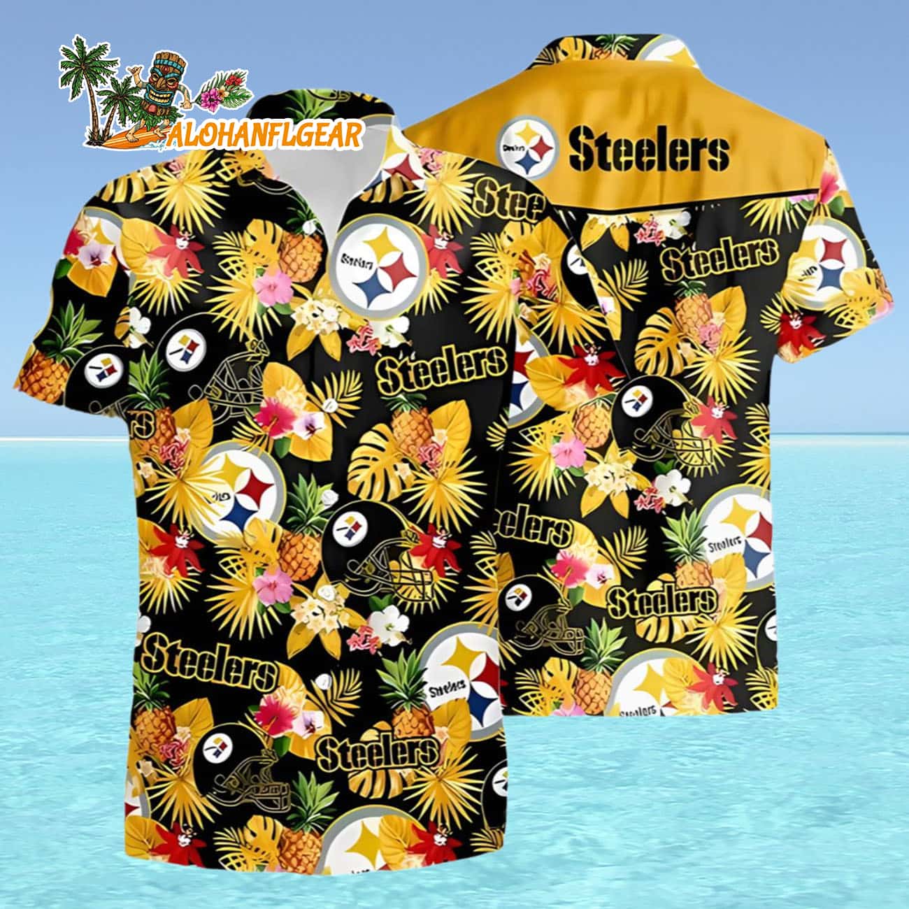 Football Team Vacation Pittsburgh Steelers Hawaiian Shirt, Pittsburgh Steelers Aloha Shirt Football Team Vacation Pittsburgh Steelers Hawaiian Shirt, Pittsburgh Steelers Aloha Shirt