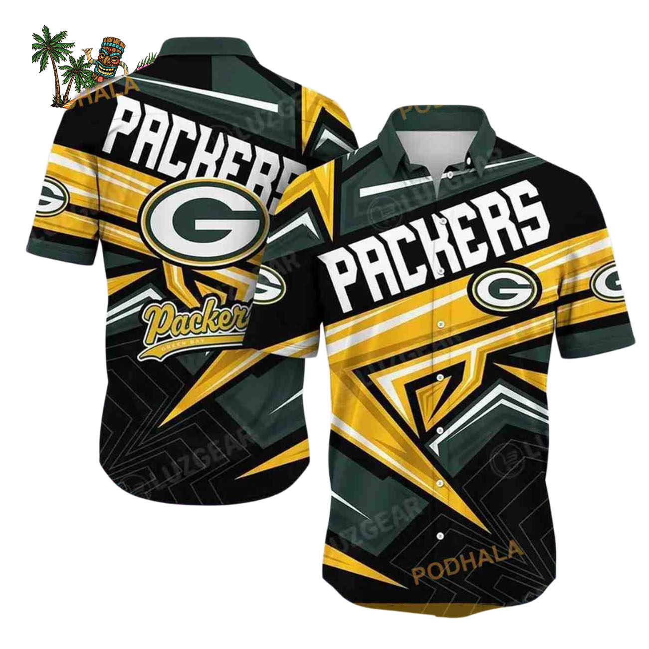 Green Bay Packers Hawaiian Shirt Trending Summer For Sports Fans, Green Bay Packers Aloha Shirt Green Bay Packers Hawaiian Shirt Trending Summer For Sports Fans, Green Bay Packers Aloha Shirt