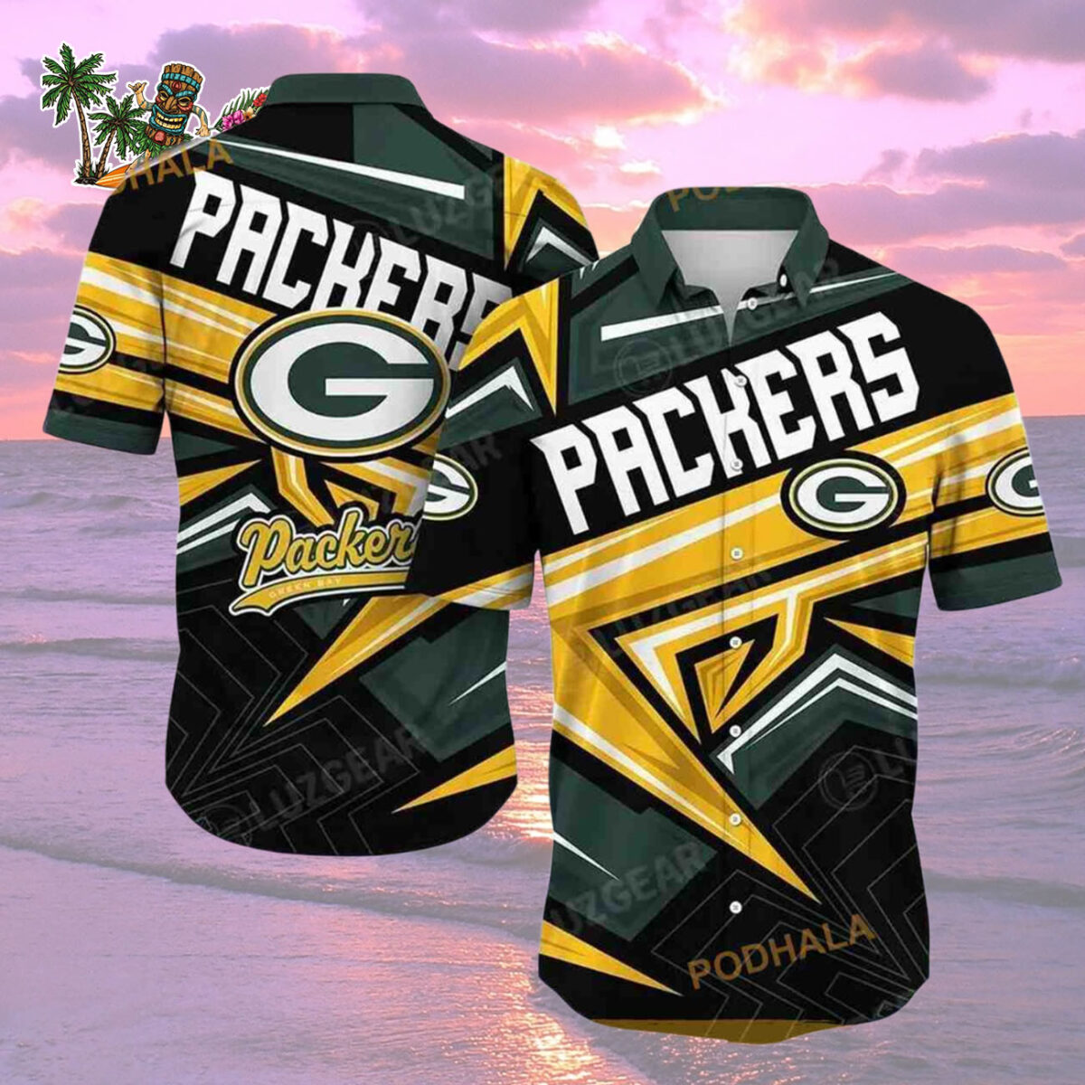 Green Bay Packers Hawaiian Shirt Trending Summer For Sports Fans, Green Bay Packers Aloha Shirt 1 Green Bay Packers Hawaiian Shirt Trending Summer For Sports Fans Green Bay Packers Aloha Shirt 2