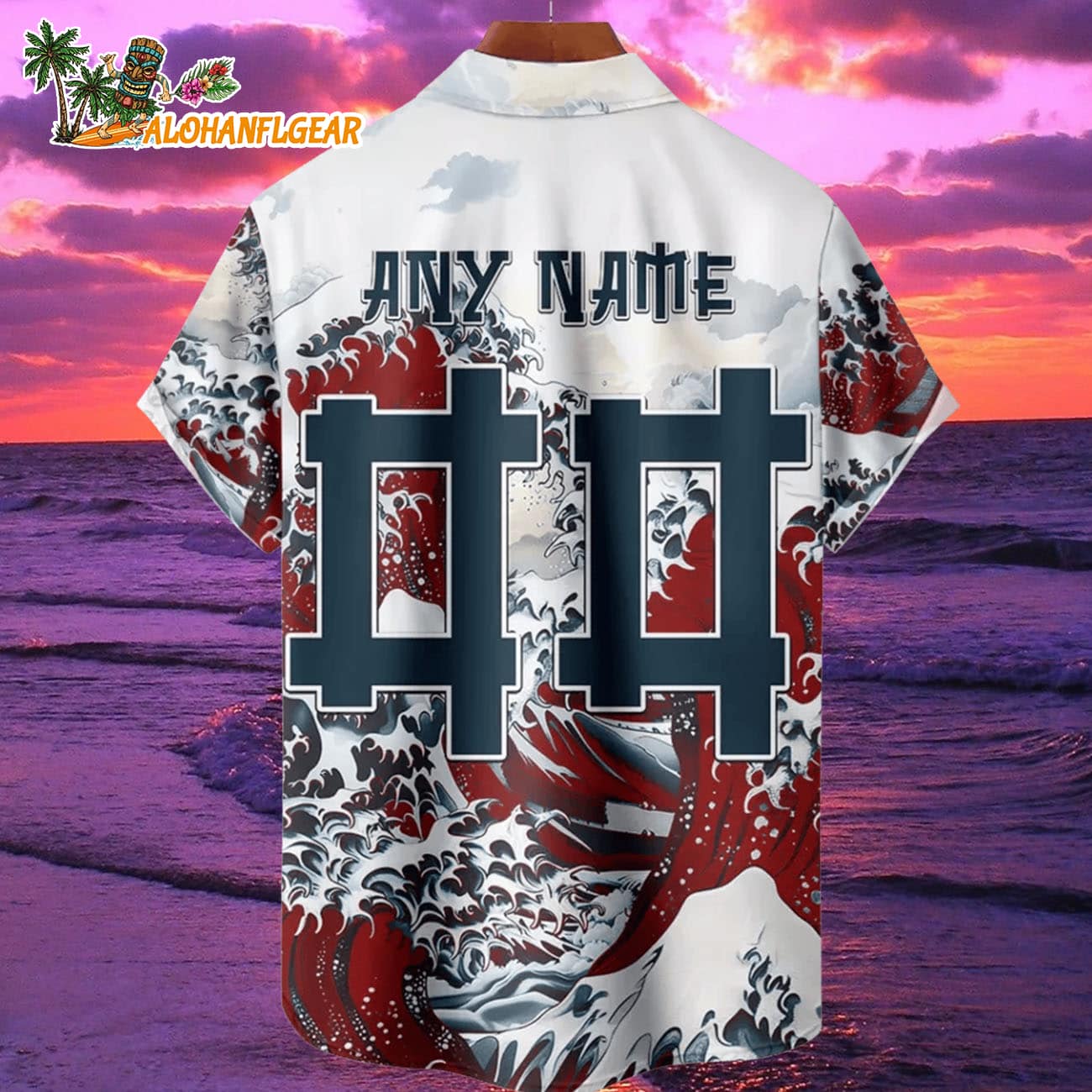Houston Texans Great Wave Hawaiian Shirt Custom Name And Number NFL Aloha Shirt Houston Texans Great Wave Hawaiian Shirt Custom Name And Number NFL Aloha Shirt