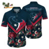 Houston Texans Hawaiian Shirt Floral Houston Texans Aloha Shirt 1