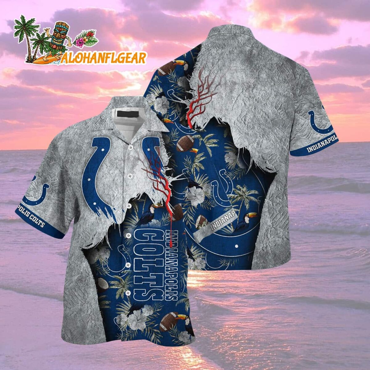 Indianapolis Colts Football Team Summer God Hawaii Shirt, Football NFL Hawaiian Shirt 1 Indianapolis Colts Football Team Summer God Hawaii Shirt Football NFL Hawaiian Shirt 2