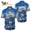 Indianapolis Colts Halloween Skull Pumpkin Hawaiian Shirt Indianapolis Colts Aloha Shirt 1