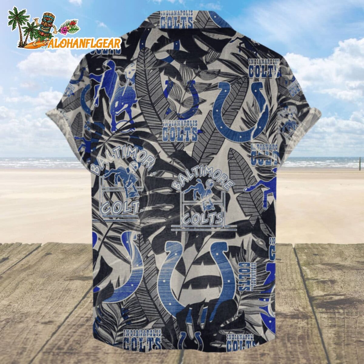 Indianapolis Colts Hawaiian Shirt Retro Logo Revolution NFL Aloha Shirt 2025 1 Indianapolis Colts Hawaiian Shirt Retro Logo Revolution NFL Aloha Shirt 2025 2