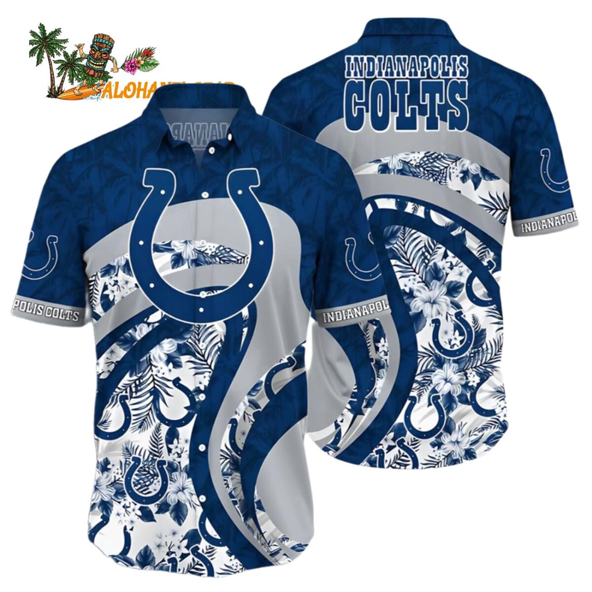 Indianapolis Colts Hawaiian Shirt Yeye Indianapolis Colts Aloha Shirt 1