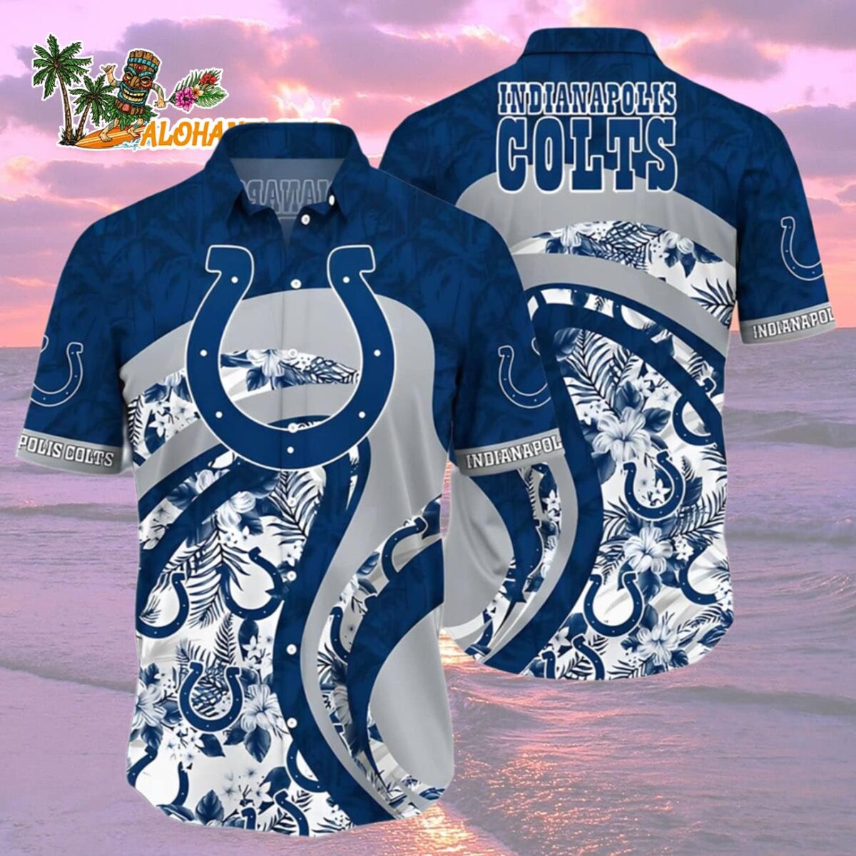 Indianapolis Colts Hawaiian Shirt Yeye Indianapolis Colts Aloha Shirt 2