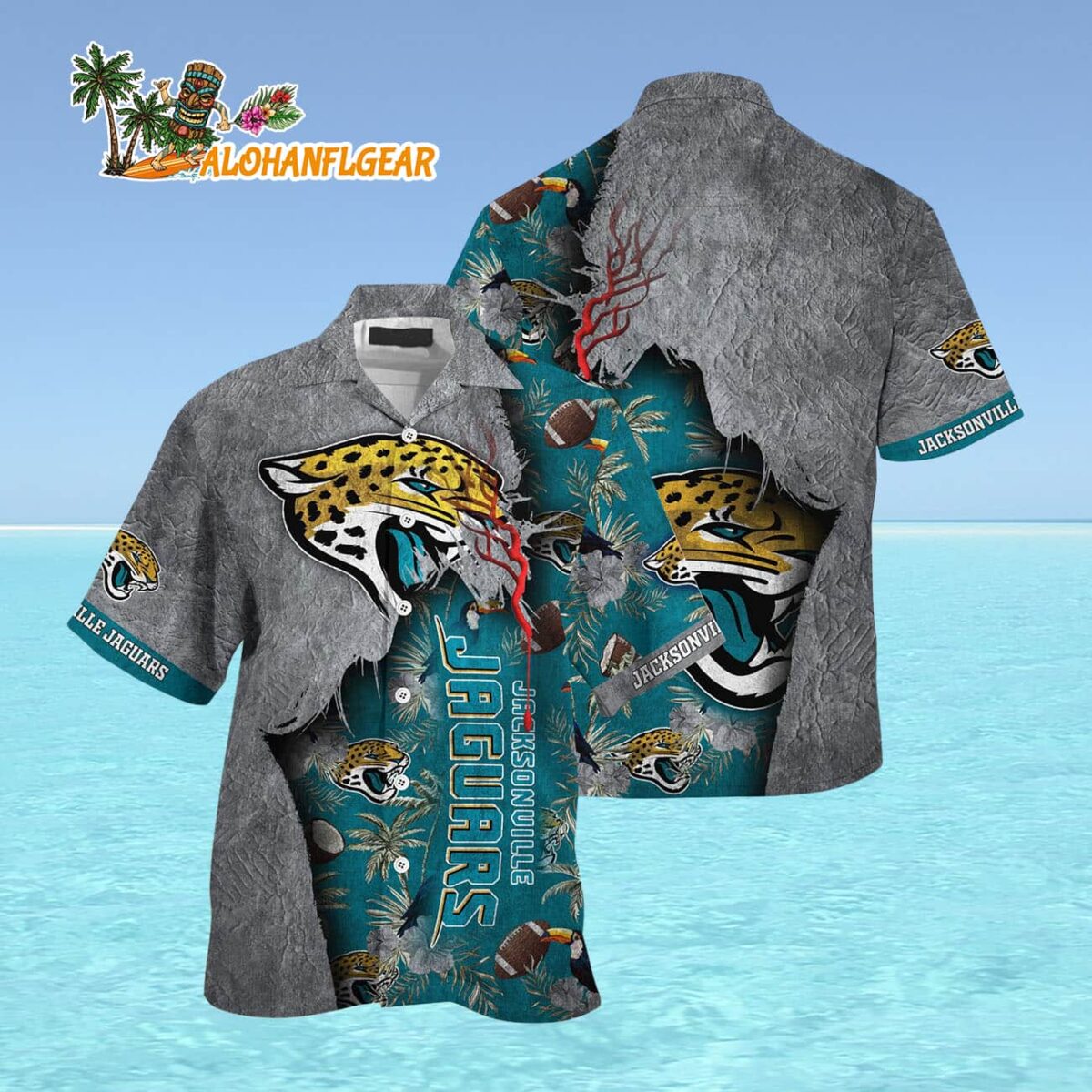 Jacksonville Jaguars Football Team Summer God Hawaii Shirt Football NFL Hawaiian Shirt 4