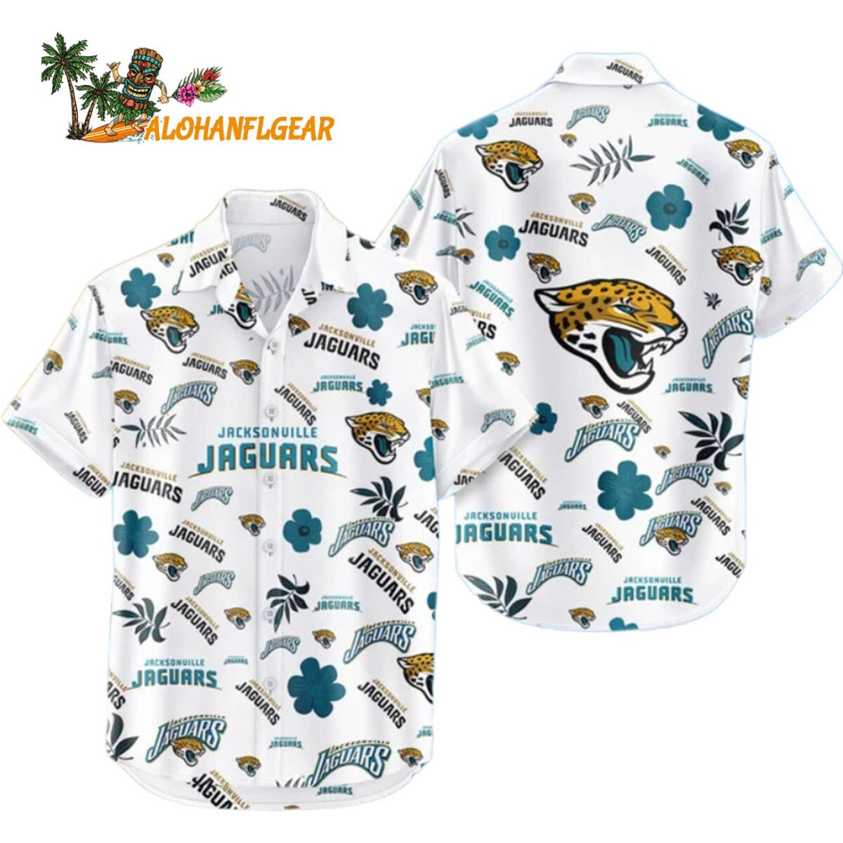 Jacksonville Jaguars Hawaiian Shirt Tropical Beach Jacksonville Jaguars Aloha Shirt 1