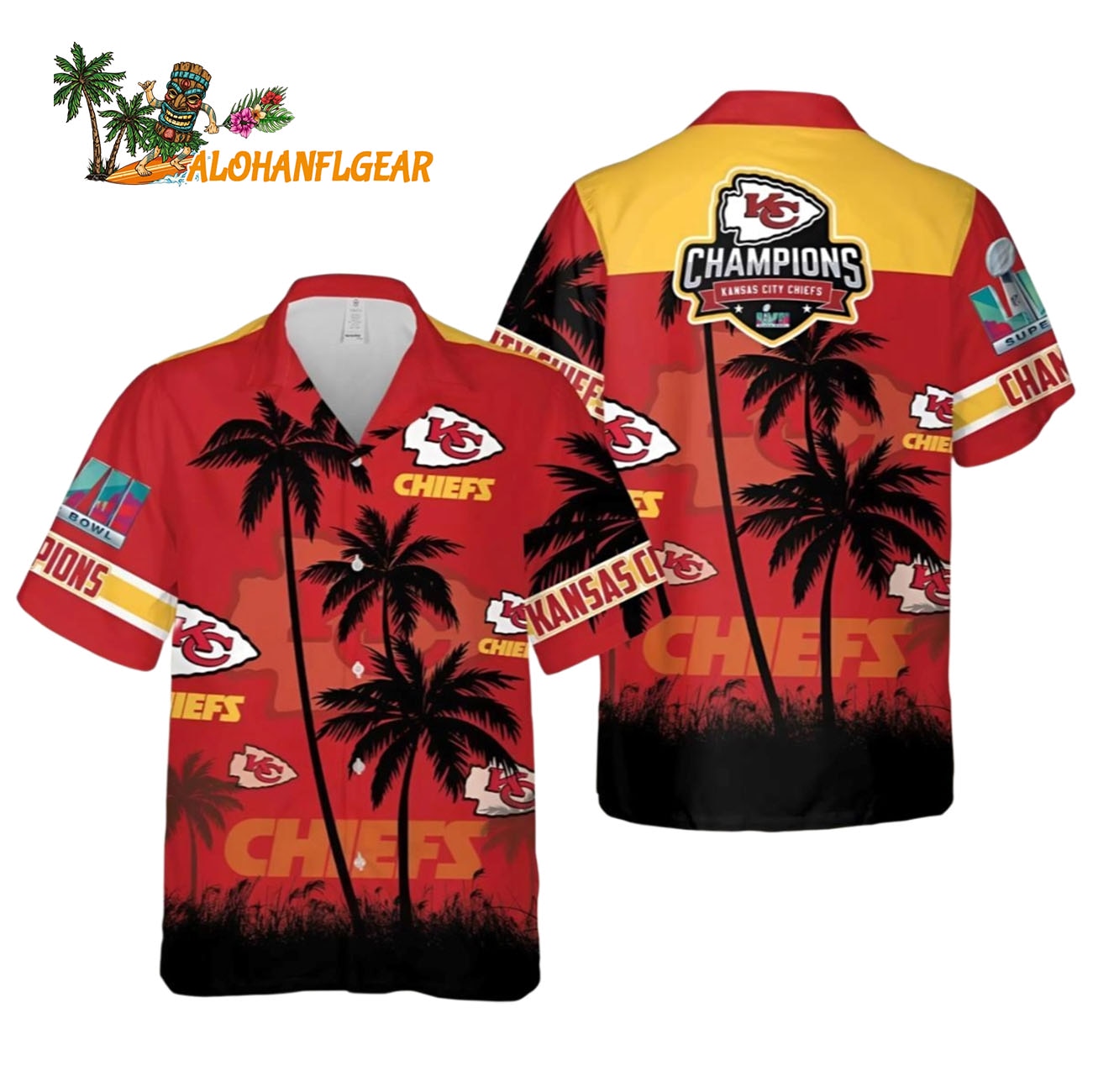 Kansas City Chiefs Champ Superbowl Button Up Shirts Unique, Kansas City Chiefs Aloha Shirt Kansas City Chiefs Champ Superbowl Button Up Shirts Unique, Kansas City Chiefs Aloha Shirt