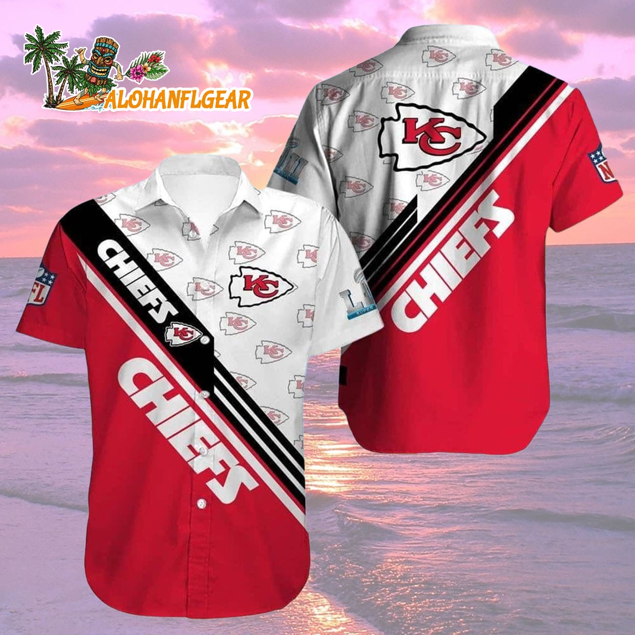 Kansas City Chiefs Hawaiian Shirt Cool Gift For Football Players, Kansas City Chiefs Aloha Shirt Kansas City Chiefs Hawaiian Shirt Cool Gift For Football Players, Kansas City Chiefs Aloha Shirt