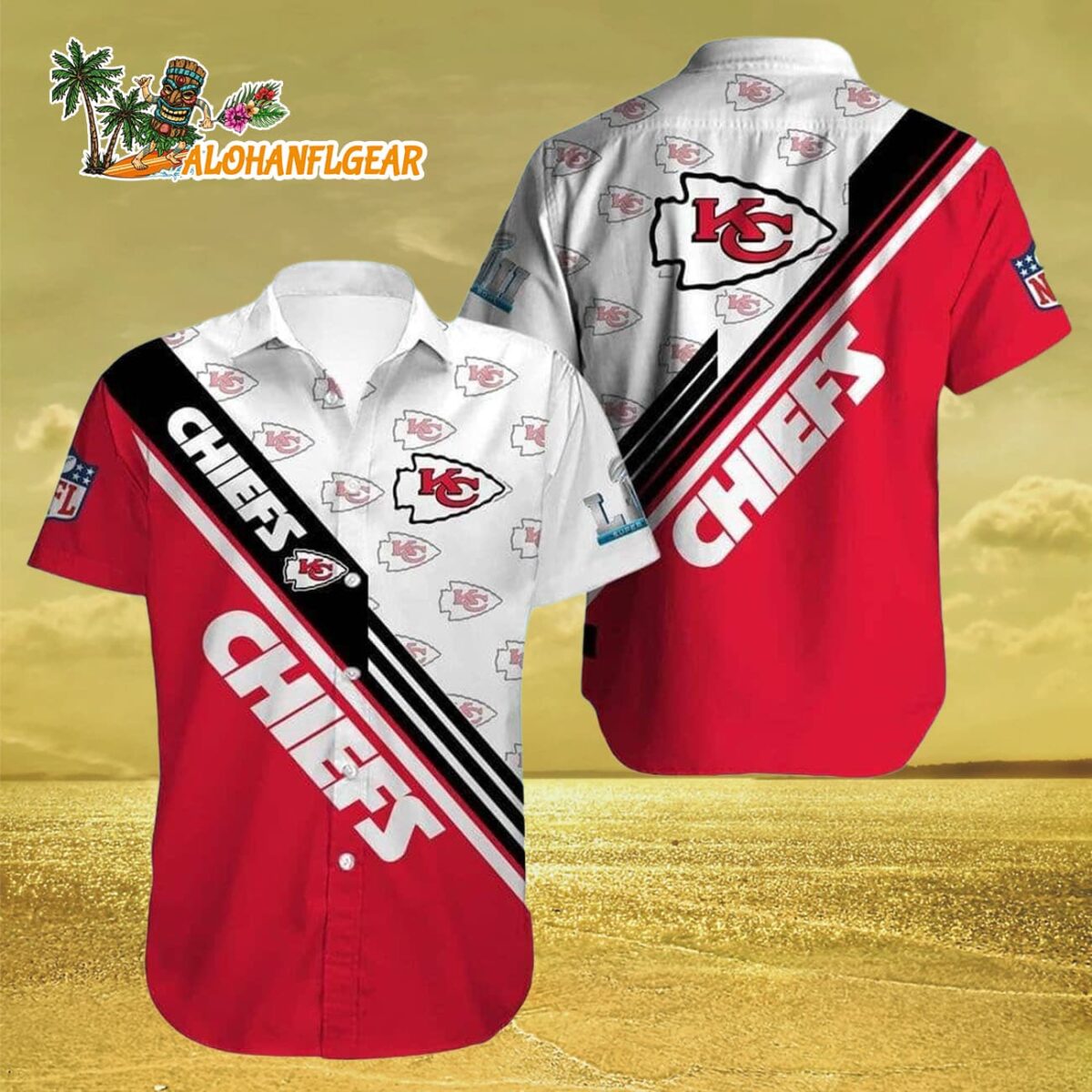 Kansas City Chiefs Hawaiian Shirt Cool Gift For Football Players Kansas City Chiefs Aloha Shirt 3