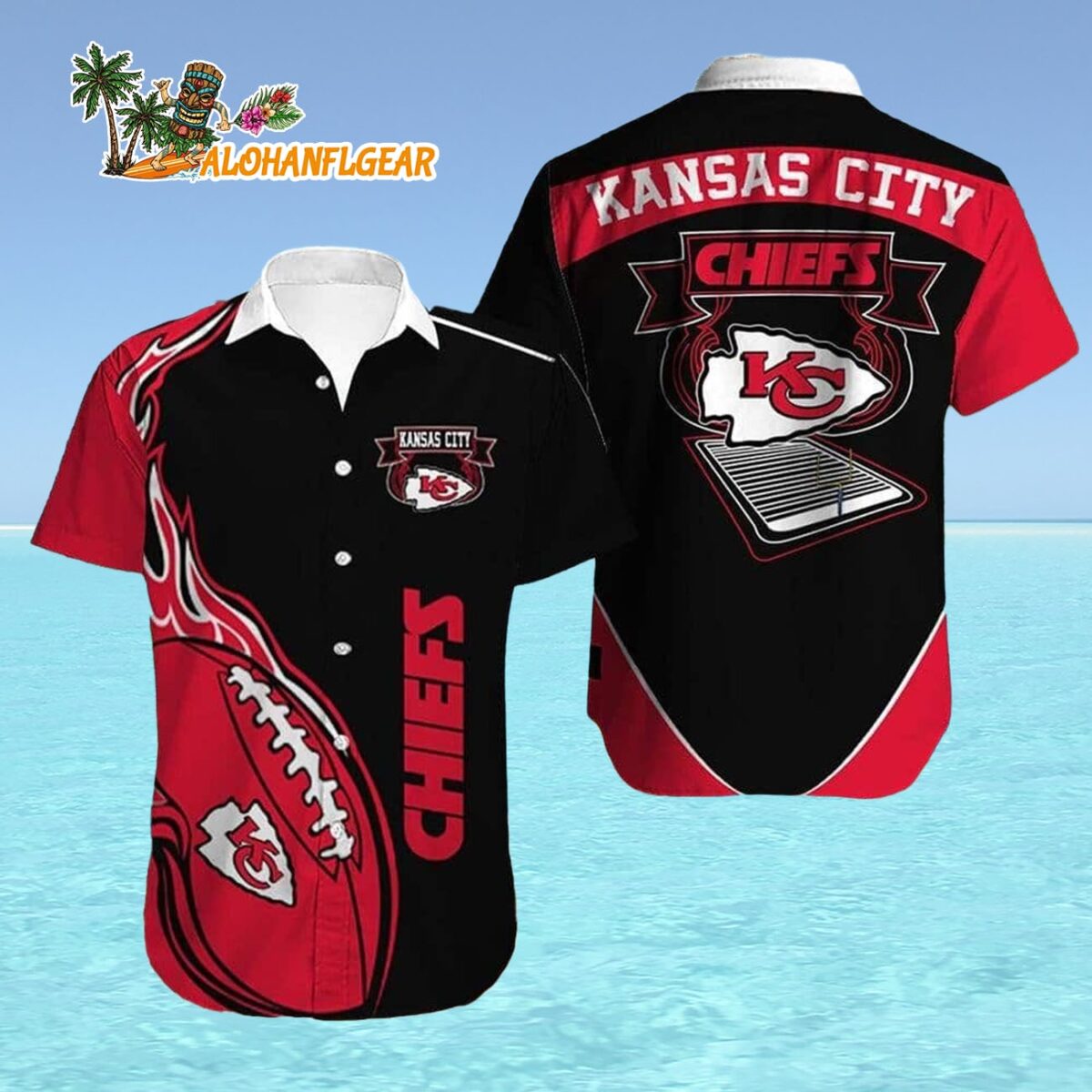 Kansas City Chiefs Hawaiian Shirt Gift For Football Players Kansas City Chiefs Aloha Shirt 4
