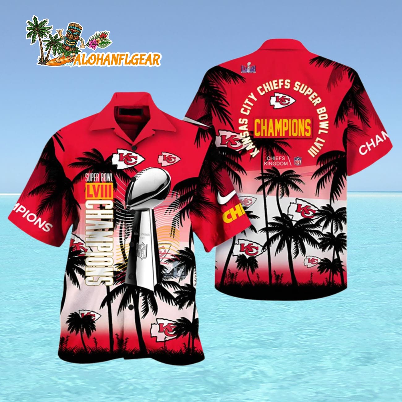Kansas City Chiefs Hawaiian Shirt Supers Bowl Champions, Kansas City Chiefs Aloha Shirt Kansas City Chiefs Hawaiian Shirt Supers Bowl Champions, Kansas City Chiefs Aloha Shirt