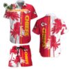 Kansas City Chiefs Tropical Wave Hawaiian Shirt Kansas City Chiefs Aloha Shirt 1