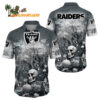 Las Vegas Raiders Halloween Skull Pumpkin Hawaiian Shirt Las Vegas Raiders Aloha Shirt 1