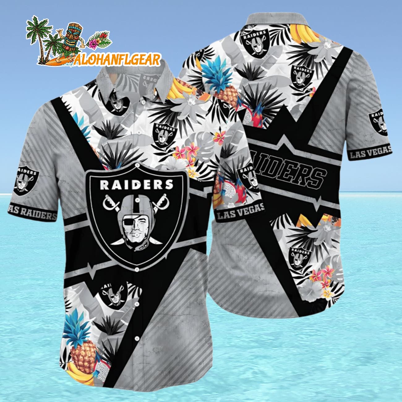 Las Vegas Raiders Hawaiian Shirt For Men, Las Vegas Raiders Aloha Shirt Las Vegas Raiders Hawaiian Shirt For Men, Las Vegas Raiders Aloha Shirt