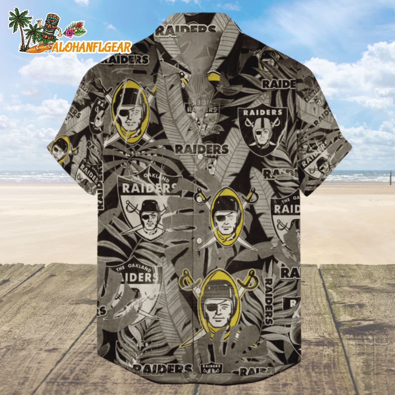 Las Vegas Raiders Hawaiian Shirt Retro Logo Revolution NFL Aloha Shirt 2025 Las Vegas Raiders Hawaiian Shirt Retro Logo Revolution NFL Aloha Shirt 2025
